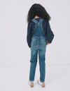 FF Front Pocket Mid Blue Denim Dungaree 12703