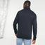 FC Logo Front Mock Neck Fleece Navy Blue Sweatshirt 10046