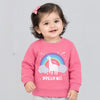 B.X Rainbow Dream Big Rose Pink Sweatshirt 8707