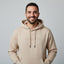 VD Kangroo Pocket Style Beige Terry Hoodie 14341