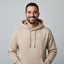 VD Kangroo Pocket Style Beige Terry Hoodie 14341