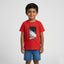 OS MOON LANDING Red T-Shirt 8897