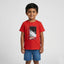 OS MOON LANDING Red T-Shirt 8897