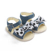 Magic Prewalker Big Dots Bow Denim Soft Bottom Sandals 11062