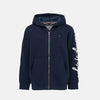 TMY Hilfiger Navy Blue Fleece Zipper Hoodie 5123