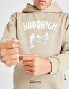 HR Pigeon Print Back Embroieded Beige Fleece Hoodie Tracksuit 14260