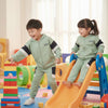 L&S Be Ready Kangroo Pocket Zipper Terry Hoodie With Terry Jogger Trouser Pistachio Tracksuit 14689