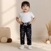 PRNT White Heart Embroided Black Denim Pant 14984