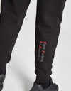HR Embroided Kangroo Pocket Style Black Fleece Hoodie Tracksuit 14259