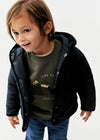 MNG Time To Fun Have fun Army Green Fleece Sweatshirt 13604