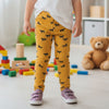 5.10.15 All Over Horse Print Mustard Terry Legging 14925