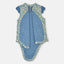 Have Sunny Day All Over Flower Blue Body Suit 12900