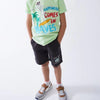 SFR Feel the Good Vibes Dark Grey Terry Shorts 12890