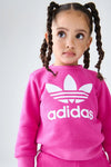 ADS Logo Print Pink Terry TrackSuit 13657