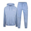 DF Star London Print Sky Blue Fleece Hoodie & Trouser TrackSuit 13653