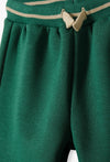 5.10.15 Skin Cord Plain Green Fleece Jogger Trouser 14657