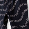 L&S All over Caturday print Navy Blue Terry Legging 14831