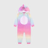 PMK Baby Multishade Unicorn Style Fur Fleece Romper 13344