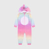 PMK Baby Multishade Unicorn Style Fur Fleece Romper 13344