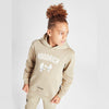 HR Pigeon Print Back Embroieded Beige Fleece Hoodie Tracksuit 14260