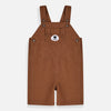 CRT Bear Pockets Dark Brown Cotton Dungaree 11593