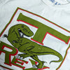 JC Trex Dino Print T-Shirt Orange & Green Contrast with Dino Shorts Print 2 Piece Set 14087