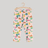 5.10.15 Jungle Print Light Pink Terry Legging 14898