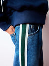 NXT Green & White Side Tape Blue Pant 14072