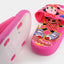 CN Minnie Print with Blue Heart Shocking Pink Slippers 14178
