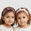 BC Plain Pink & Burgundy Pack Of 2 Head Band 10998