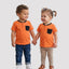Lee Contrast Pocket and Neck line Orange T-Shirt 13010