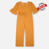 B.X Triangle Print lenan Mustards Jumpsuit 9365