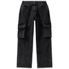 BTW Cargo Pocket Style Blackish Grey Pant 14071