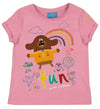 HD Fun Embroided with Duggee Print Pink Top 14275