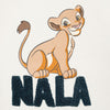 MNG NALA Embroided with print The Lion king Terry Cream Sweatshirt 14252