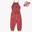 B.X Three White Dark Red Jumpsuit 9710