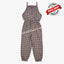 B.X Check With flowers Lenan Brown & Black Jumpsuit 9717