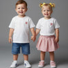 LE Oui Embroided Off White T-Shirt 14990