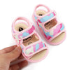 Magic Prewalker Multi Color Design Pink Soft Bottom Sandals 11052