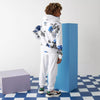 MX Street Grafity Design White Fleece Hoodie 12420