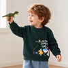 B.X Fast Food Fish Green Sweatshirt 7880