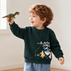 B.X Fast Food Fish Green Sweatshirt 7880