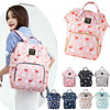 CN ADK Swan Print Pink Travel Diaper Back Pack 11645