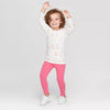CJ Multi Plain Pink Warm Inner Furr Legging 13385