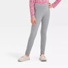 CJ Plain Grey Warm Inner Furr Legging 13379