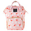 CN ADK Swan Print Pink Travel Diaper Back Pack 11645