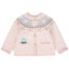 ORCH Double Layer Owl Pockets Baby Pink Cardigan 10893