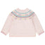 ORCH Double Layer Owl Pockets Baby Pink Cardigan 10893