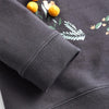 MG Cherie Pom Pom Print Dark Grey Terry Sweatshirt 12234