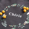 MG Cherie Pom Pom Print Dark Grey Terry Sweatshirt 12234